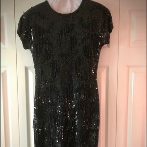Nancy Johnson Rare Sequins & Beads Cocktail Dress